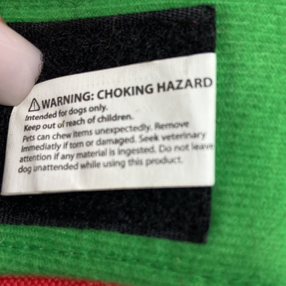 Dabney Lee Dog Holiday Red Vest Harness Size Small - Picture 5 of 8